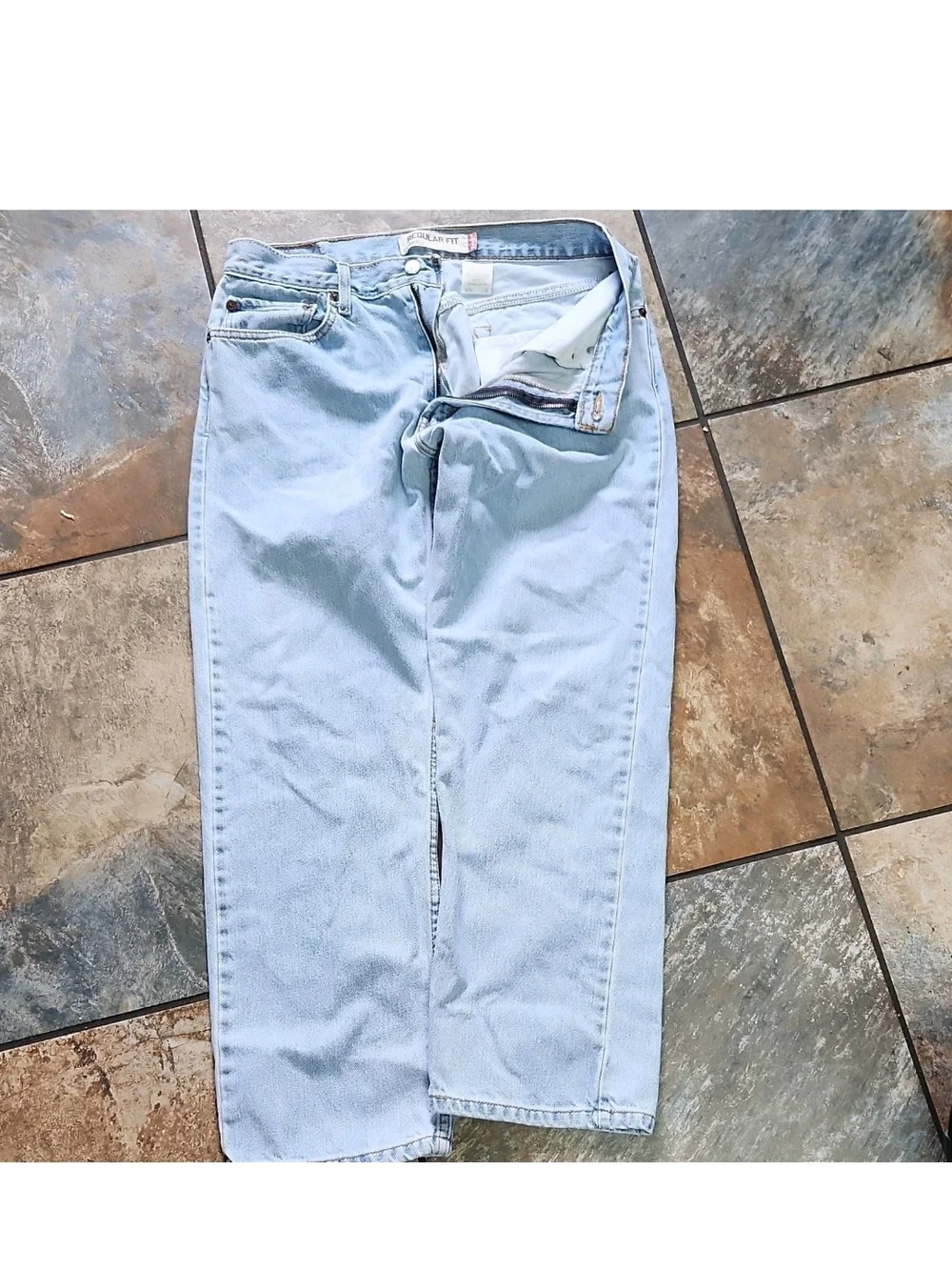 Levi's 505 Regular Fit Light Blue Jeans